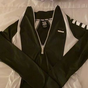 VS Pink athletic 3/4 zip